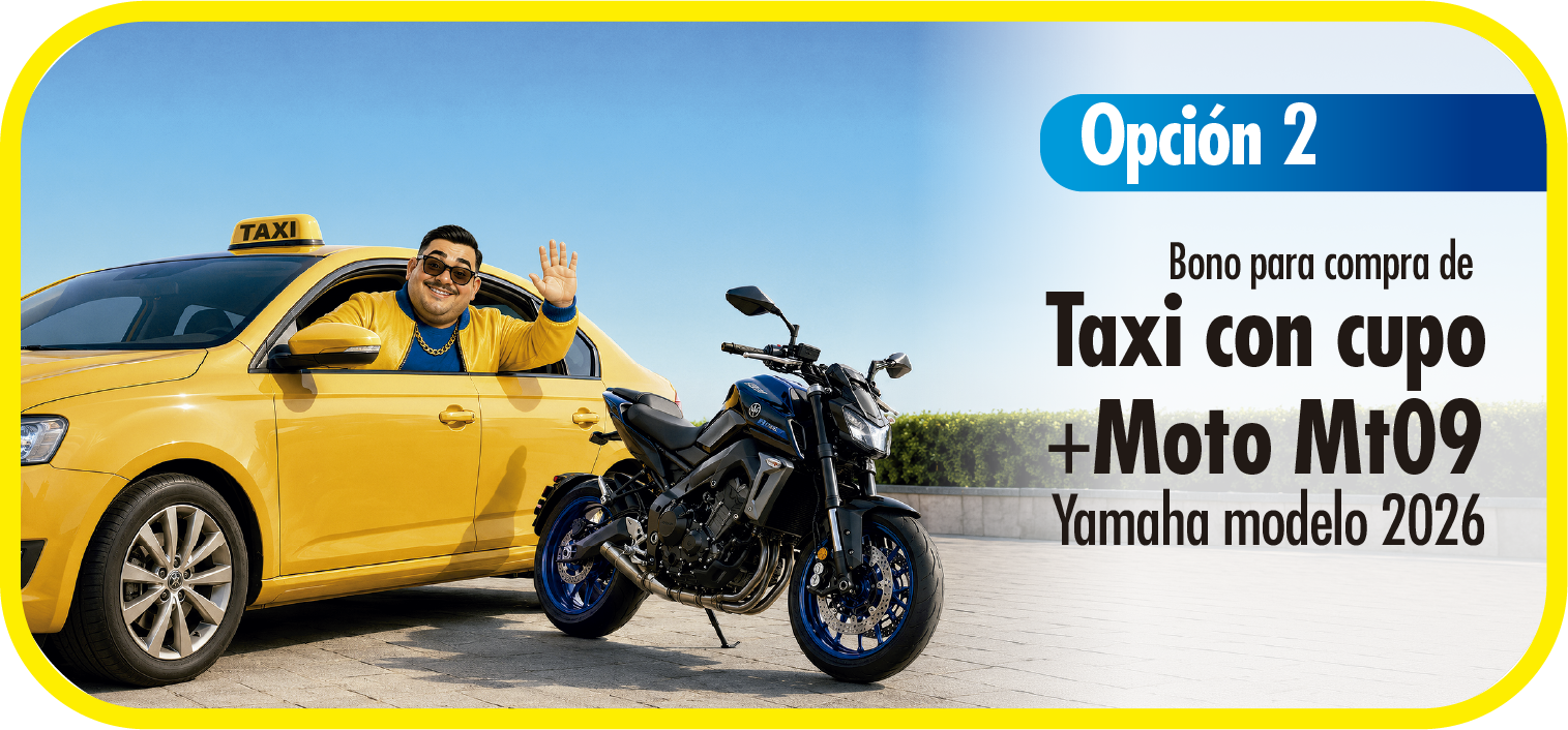 Opción 2 — Taxi y Moto